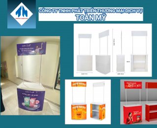 booth nhựa lắp ráp - booth nhựa slamping - quầy bán hàng nhựa lắp ráp ngoài trời